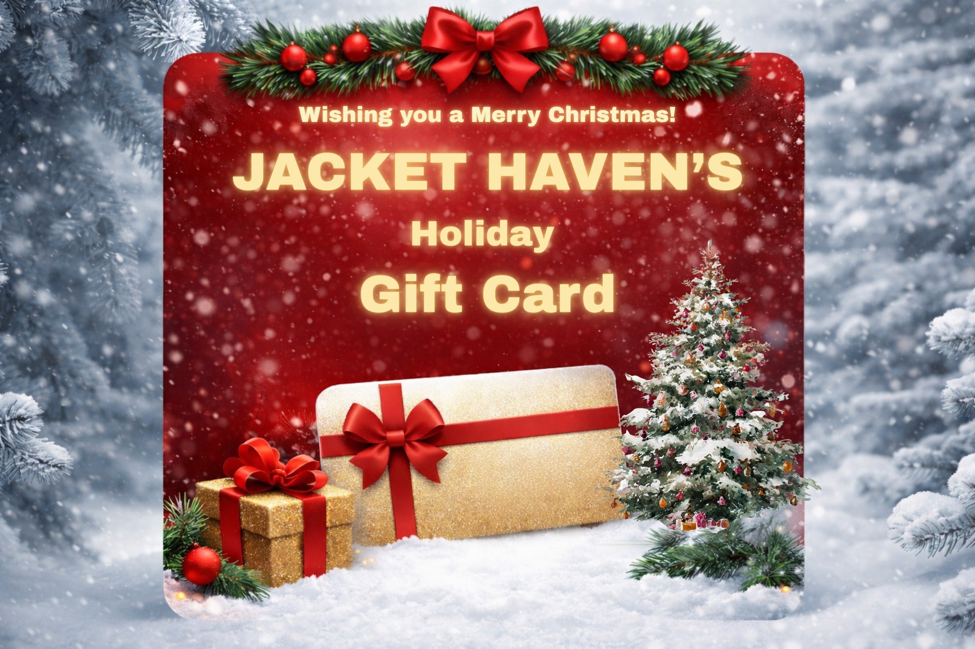 Jacket Haven digital motorsport gift card, perfect gift for racing jacket fans