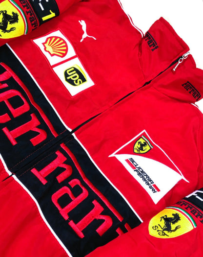 Vintage Red Ferrari Jacket