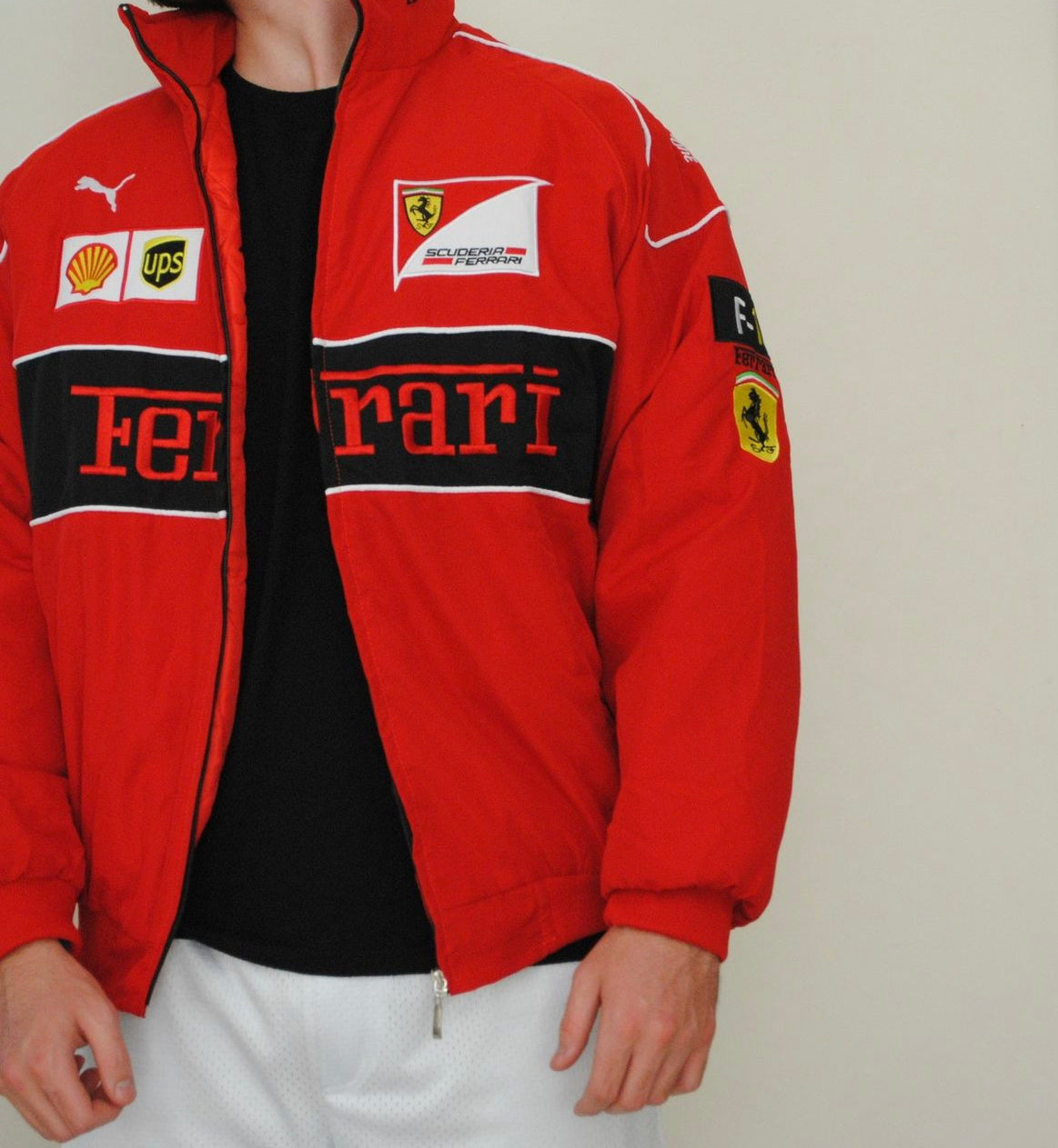 ferrari nylon racer puffer jacket @nysemilus | Vintage jacket outfit, Jacket  outfit women, Vintage racing jacket