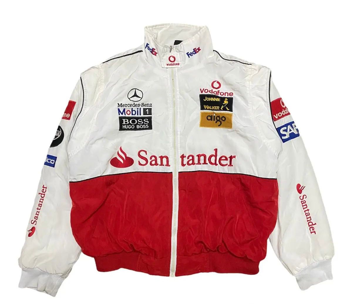 Vintage White Mercedes-Benz/McLaren Jacket