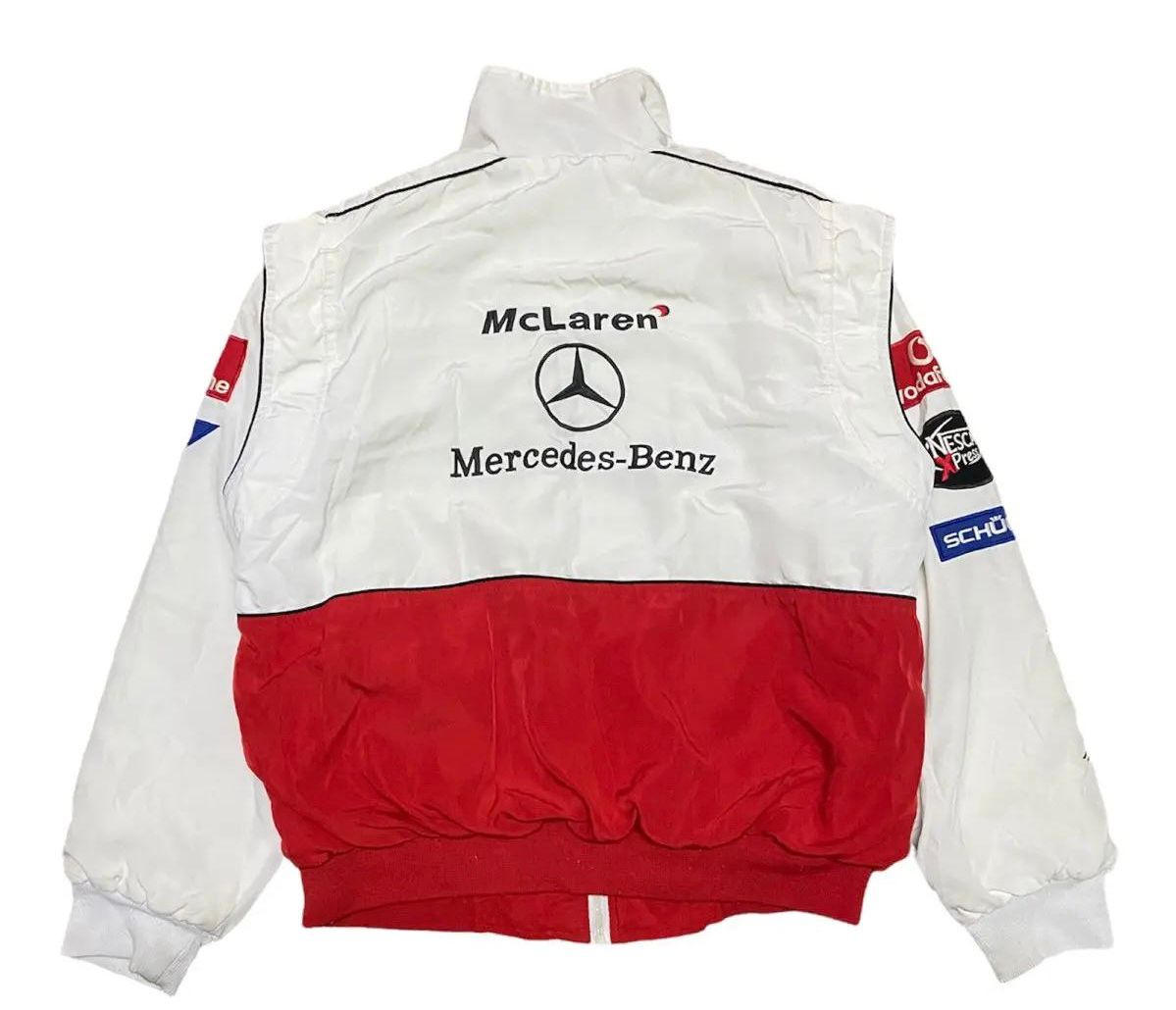 Vintage White Mercedes-Benz/McLaren Jacket